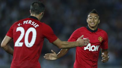 Van Persie & Lingard at Man United back in the day (©Reuters/Issei Kato/Gallo Images)