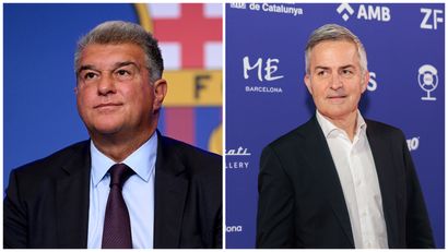Joan Laporta and Victor Font (©Getty Images/Gallo Images)
