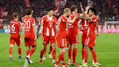 Bayern players celebrating (©Getty Images)