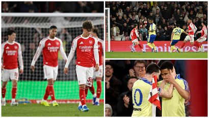 A disastrous night for Arsenal (©Getty Images/Gallo Images)