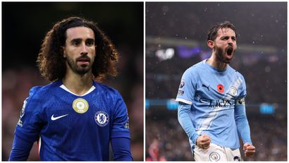 Marc Cucurella and Bernardno Silva (©Getty Images)