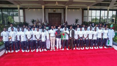 Gor Mahia during their visist to State House ©Gor Mahia FC