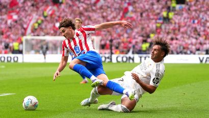 Julian Alvarez in action against Real Madrid (©Angel Martinez/Getty Images)