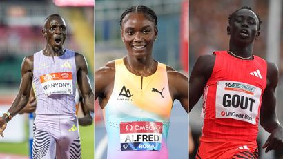 Emmanuel Wanyonyi, Julien Alfred, Gout Gout © AFP