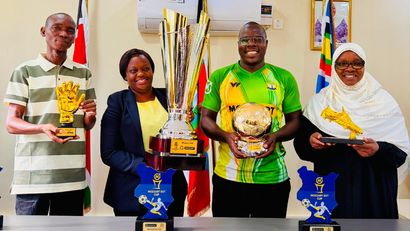 County CEC Francisca Kilonzi and her team © courtesy