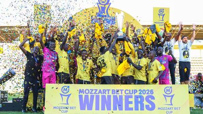 Tusker celebrate winning 2026 Mozzart Bet Cup © courtesy