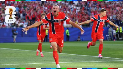 Erling Haaland celebrating the goal (©Getty Images)