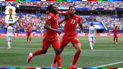 Manzambi and Rodriguez celebrating the goal (©Getty Images)