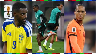 Alexander Isak and Virgil van Dijk will play against each other this time (©AFP, Gallo images, Getty images)