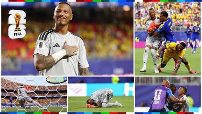 Eloy Room with a heroic display against Ecuador (©Getty images)