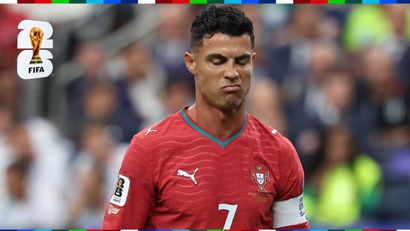 CR7 was clearly not pleased with the journalists' questions (©IMAGN IMAGES via Reuters/Troy Taormina/Gallo Images)