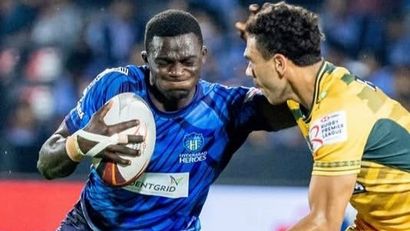 Kevin Wekesa in action © courtesy