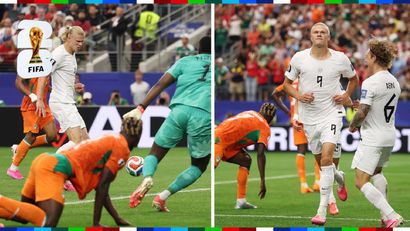 Haaland's decisive goal (©Lars Baron/Getty Images)