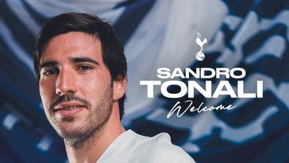 Sandro Tonali (©@SpursOfficial)