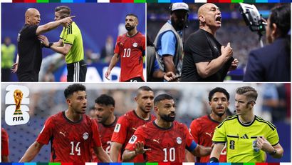 Salah, his teammates and their coach Hassan were furious at Letexier (©Getty images)