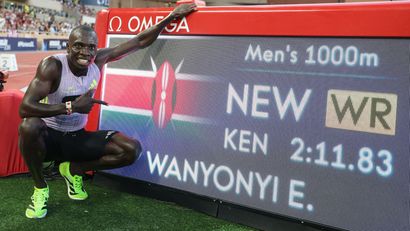 Emmanuel Wanyonyi © AFP