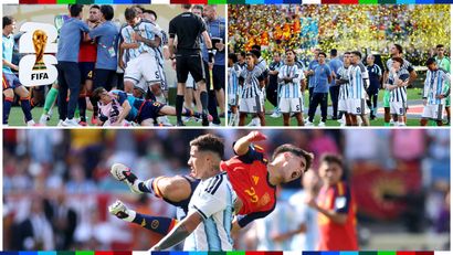 Awful scenes and shameful behaviour of Argentina players (©Getty images/Gallo images)
