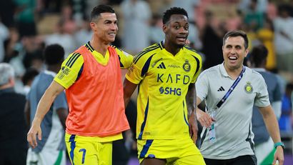 Ronaldo and Duran at Al-Nassr last year (©REUTERS/Stringer)