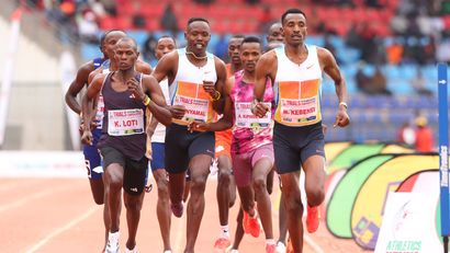  Kelvin Loti,Wycliffe Kinyamal and Nicholas Kebenei/ Mozzart Sport