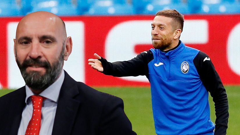 Done deal: Monchi and Gómez (©Reuters)