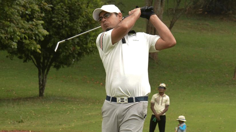 Jay Sadhu in action at last year's MatchPlay championship: Photo courtesy