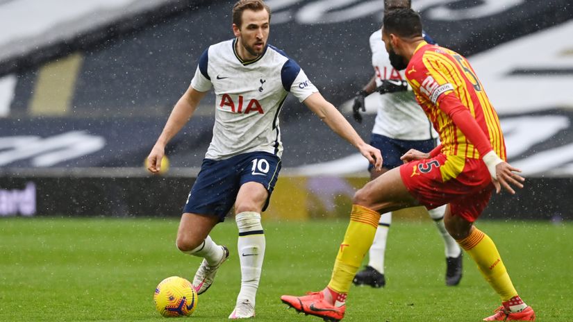 Harry Kane against WBA (©Reuters)