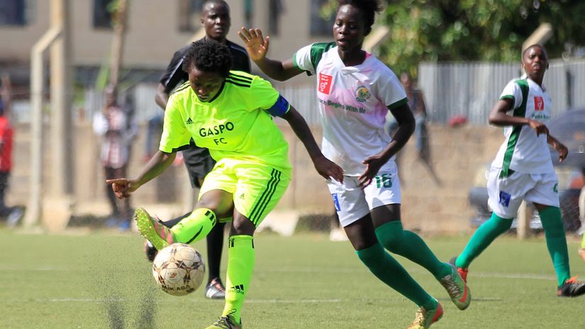 Gaspo's Winnie Kanyotu in action at a past match © Mozzart Sport