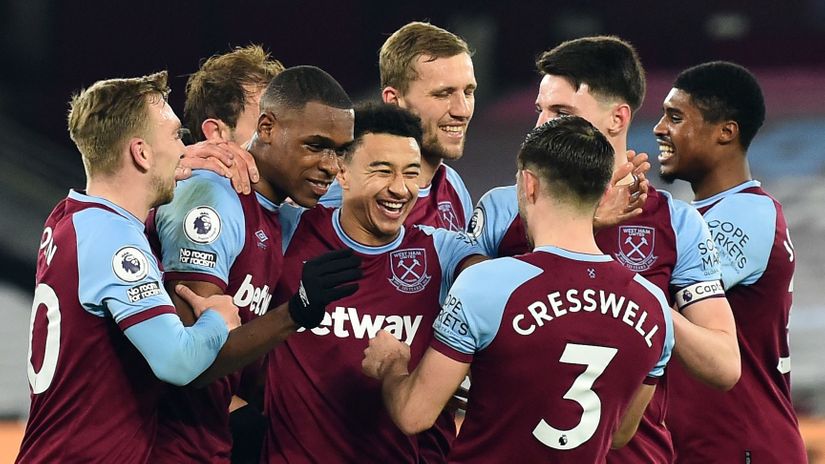 Lingard is a happy Hammer (©Reuters)