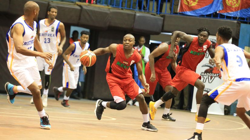 Kenya Morans in action in a past match 