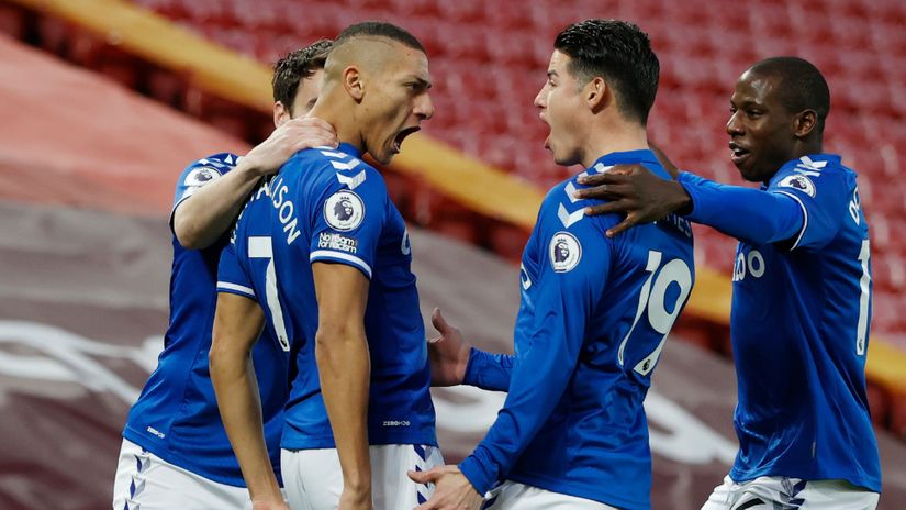 The Toffees conquer Anfield for the first time in the 21st century!