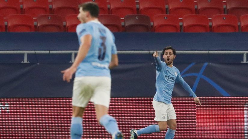 Bernardo Silva celebrating (©Reuters)
