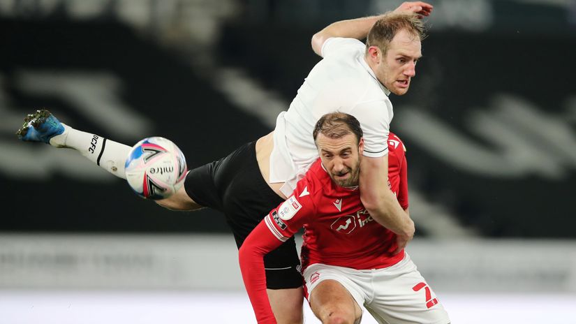 Hands-on: Matthew Clarke and Glenn Murray (©Reuters)