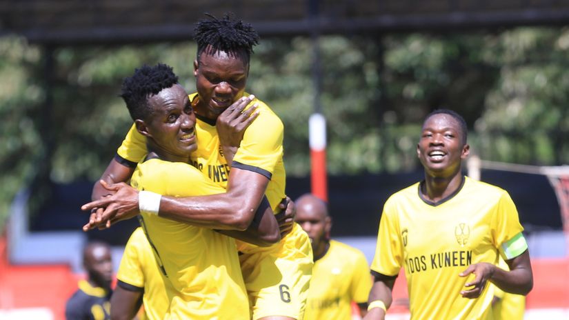 Wazito celebrate in a past match ©mozzartsport