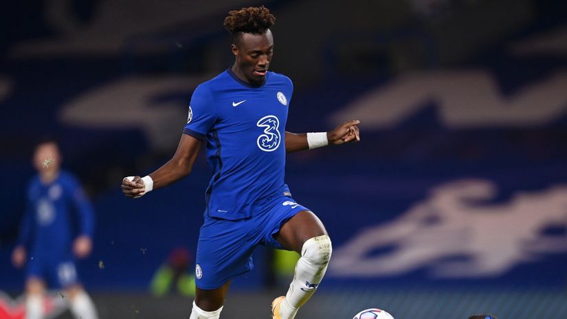 Tammy Abraham in a past match (©Chelsea)