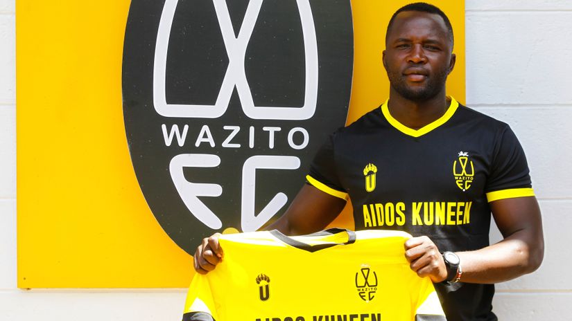 Levis Opiyo during his unveiling ©Mozzart Sport