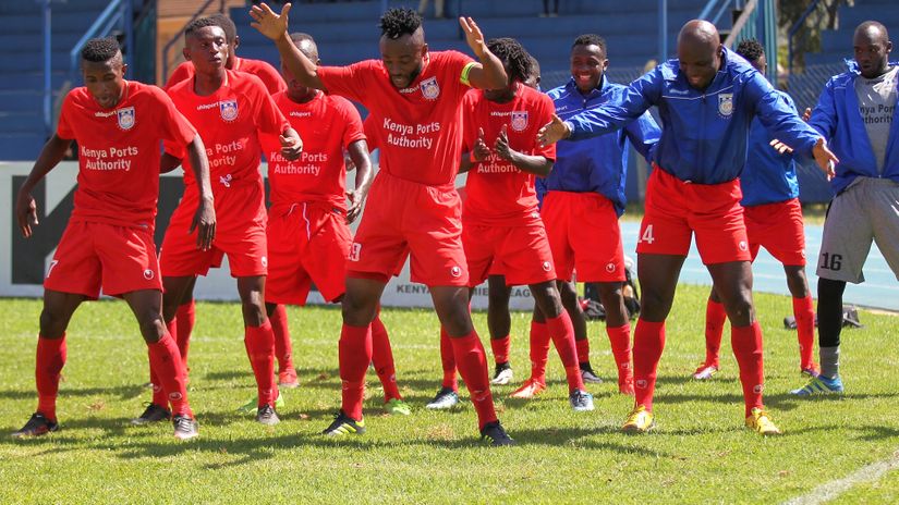 Bandari players celebrate in a past match ©Mozzart Sport