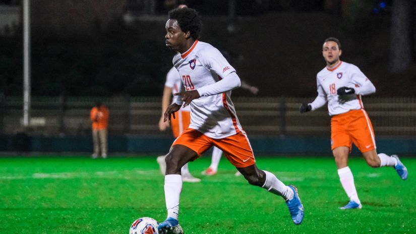 Philip Mayaka in action ©Clemson's Men's Soccer