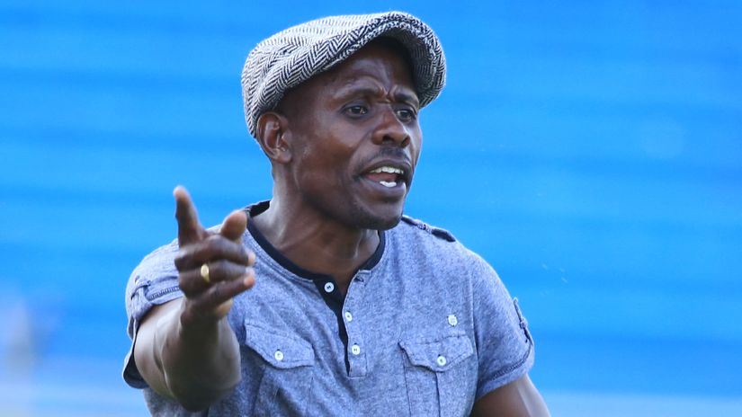 Francis Baraza gestures in a past match ©mozzartsport