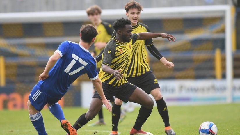 Ochieng' in action in a past match