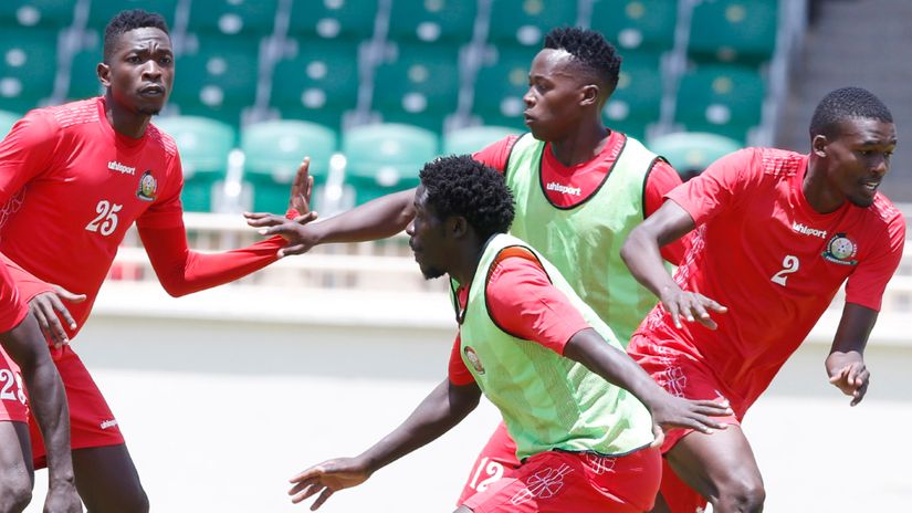 Harambee Stars in training ©mozzartsport