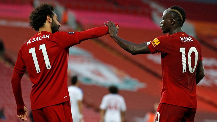 Salah & Mane (©AFP)