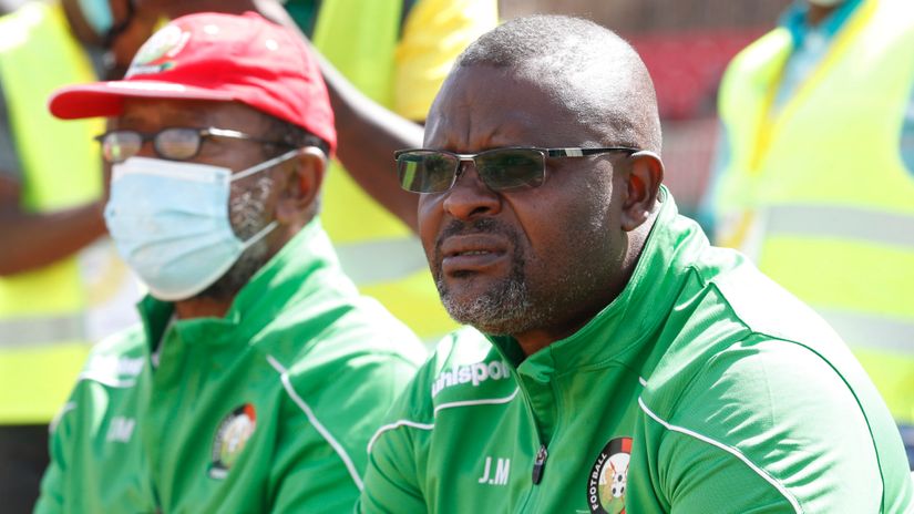 Head coach looks on against South Sudan © Mozzart Sport