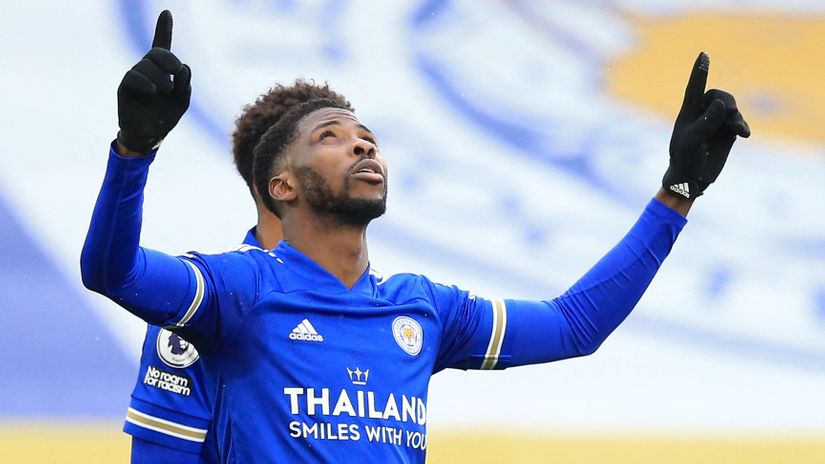Hat-trick hero Kelechi Iheanacho (©AFP)