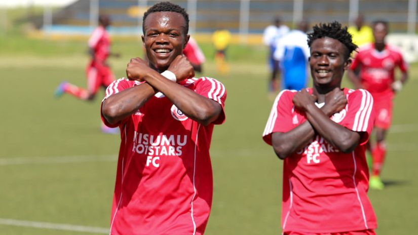 Kisumu Hot Stars celebrate in a past match © Hot Stars