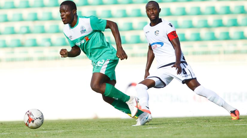 Omalla in CAF champions league action © Mozzart Sport