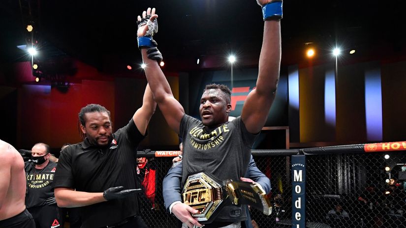 Francis Ngannou (©USA Today Sports/Gallo Images)
