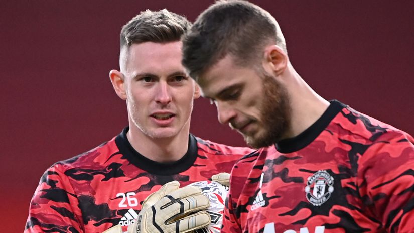 Who is Number 1? Dean Henderson and David De Gea (©AFP)