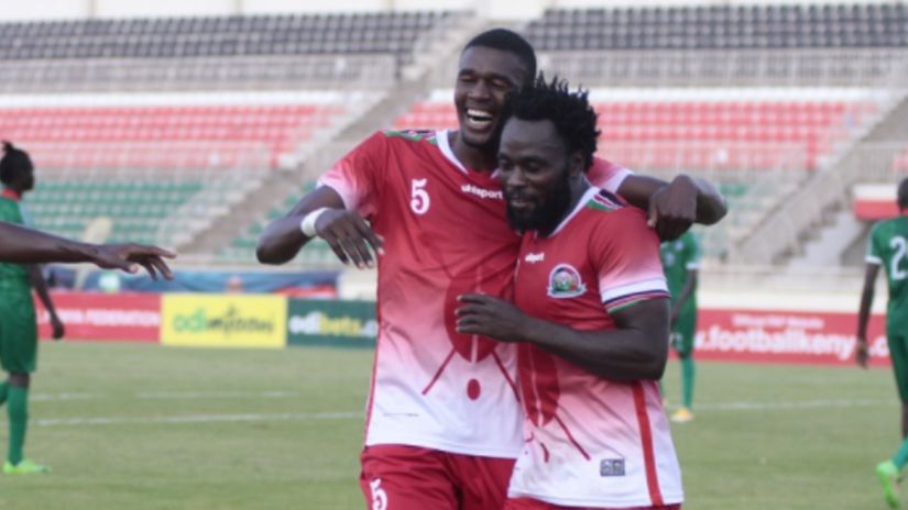 Nahashon Alembi celebrates with Elvis Rupia©courtesy