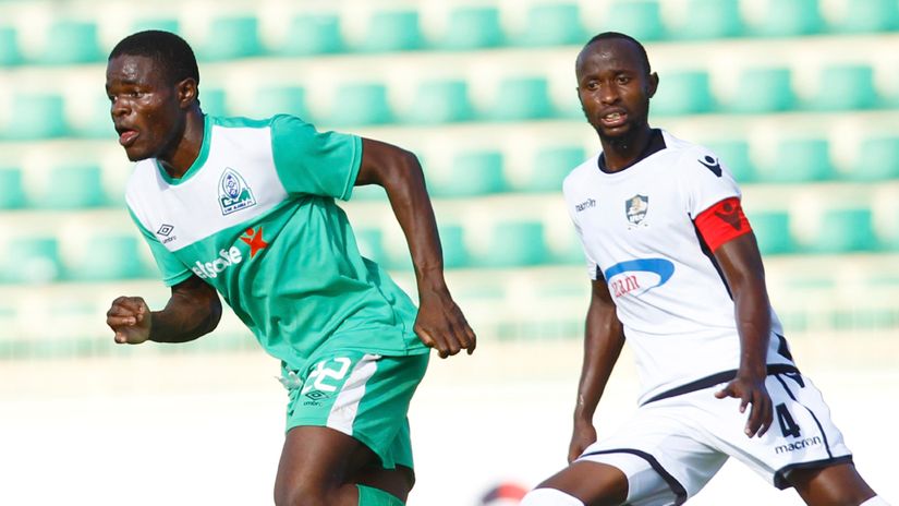 Benson Omalla wheels away from APR's Thierry Manzi©mozzartsport