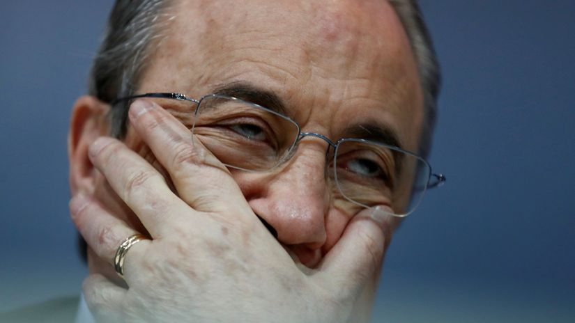 Real Madrid president Florentino Perez (REUTERS/Juan Medina)
